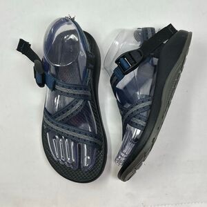 Chaco Z/1 EcoTread STAKES Outdoor Water SANDALS Youth Sz 4 Navy BLUE & GRAY